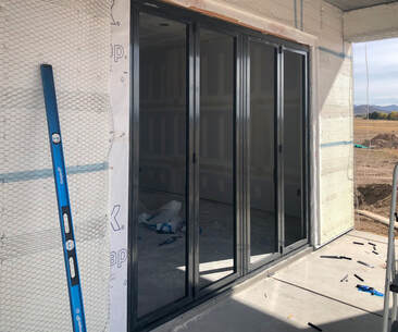 Creating the opening for Folding Patio Doors in Scottsdale